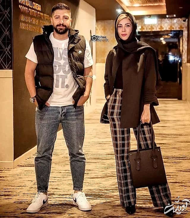 سارا بهرامی و زانیار خسروی در اکران فیلم علفزار سارا بهرامی و زانیار خسروی